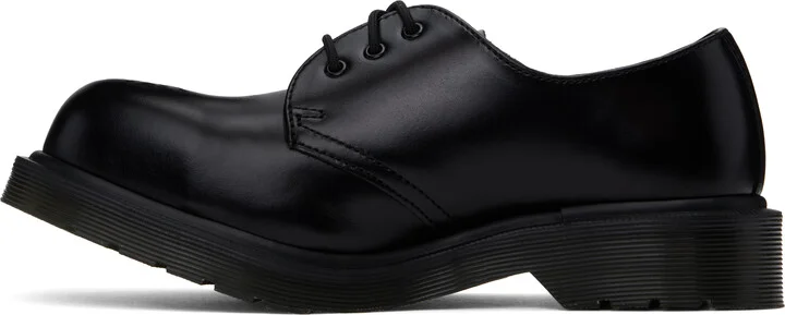 Dr. Martens Black 1461 Analine Leather Steel Toe Derbys - Image 3