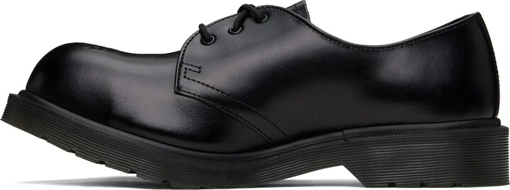 Dr. Martens Black 1461 Analine Leather Steel Toe Derbys - Image 3
