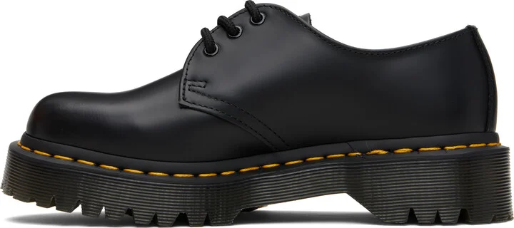 Dr. Martens Black 1461 Bex Smooth Leather Derbys - Image 3