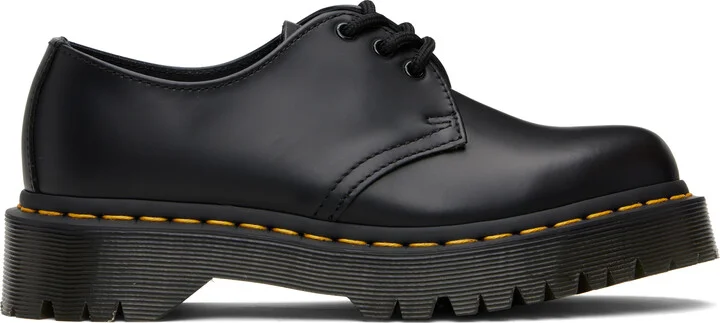 Dr. Martens Black 1461 Bex Smooth Leather Derbys
