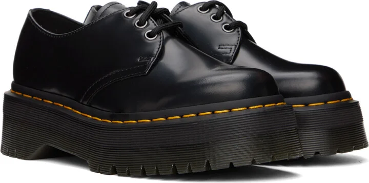 Dr. Martens Black 1461 Quad Derbys - Image 4