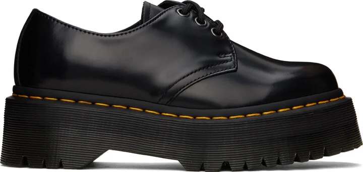 Dr. Martens Black 1461 Quad Derbys