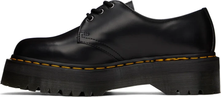 Dr. Martens Black 1461 Quad Oxfords - Image 3