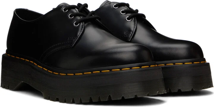 Dr. Martens Black 1461 Quad Oxfords - Image 4