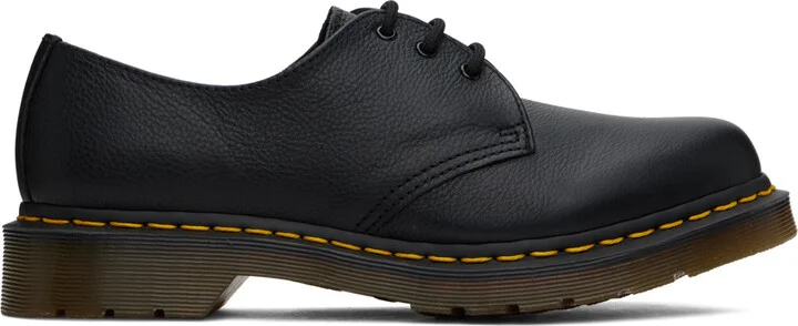Dr. Martens Black 1461 Virginia Leather Oxfords