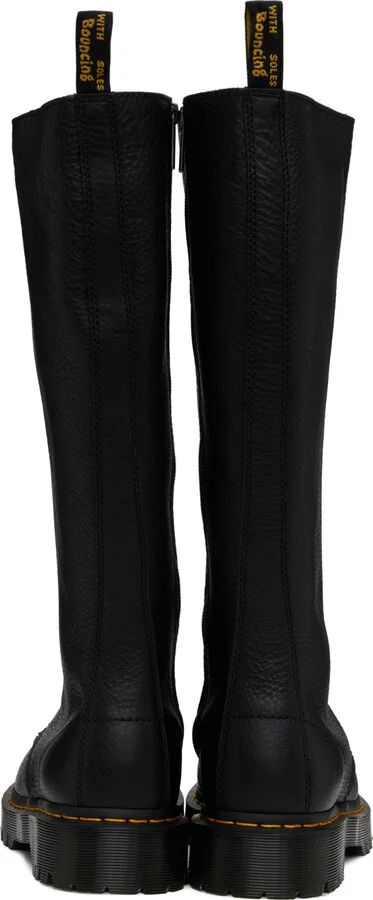 Dr. Martens Black 1B60 Bex Pisa Leather Boots - Image 2