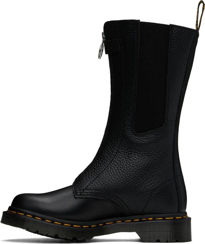 Dr. Martens Black 1B99 Front Zip Boots - Image 3
