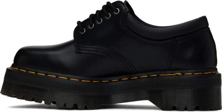 Dr. Martens Black 8053 Leather Platform Derbys - Image 3