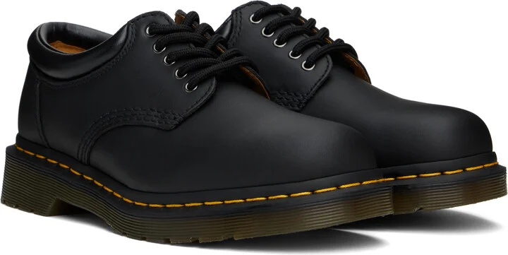 Dr. Martens Black 8053 Nappa Leather Casual Derbys - Image 4