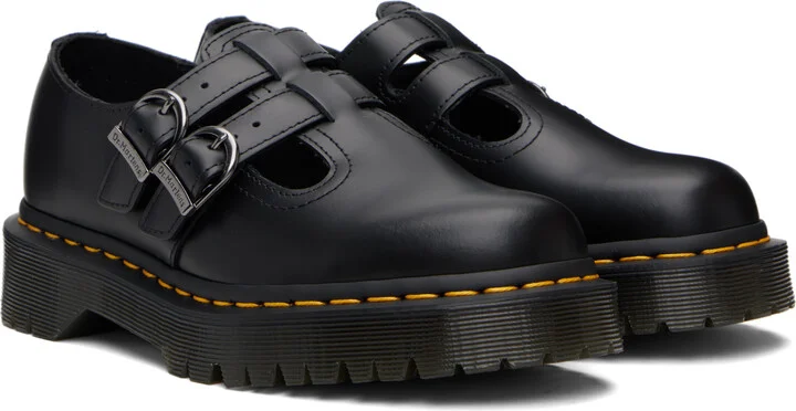 Dr. Martens Black 8065 II Bex Platform Mary Jane Loafers - Image 4