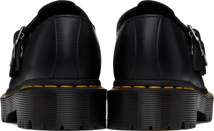 Dr. Martens Black 8065 II Bex Smooth Leather Platform Mary Jane Loafers - Image 2