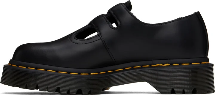 Dr. Martens Black 8065 II Bex Smooth Leather Platform Mary Jane Loafers - Image 3