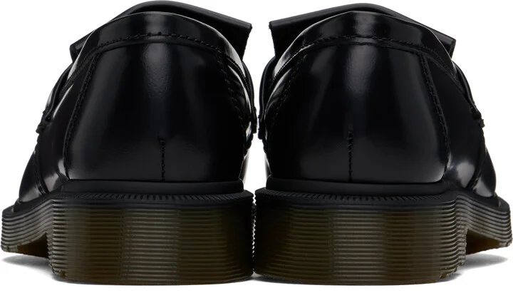 Dr. Martens Black Adrian Smooth Leather Tassel Loafers - Image 2