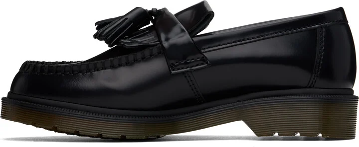 Dr. Martens Black Adrian Smooth Leather Tassel Loafers - Image 3