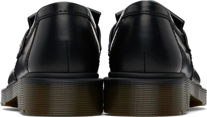 Dr. Martens Black Adrian Smooth Leather Tassel Loafers - Image 2