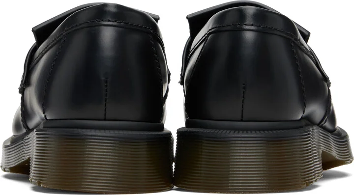 Dr. Martens Black Adrian Smooth Leather Tassel Loafers - Image 2