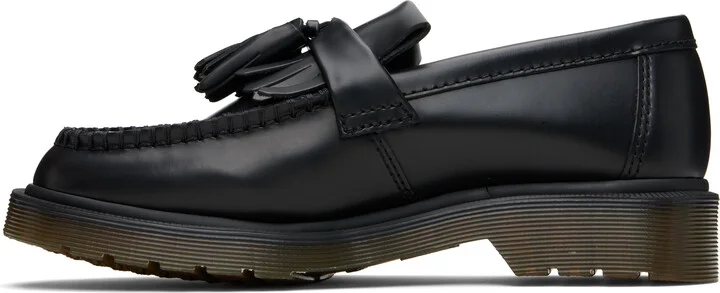 Dr. Martens Black Adrian Smooth Leather Tassel Loafers - Image 3