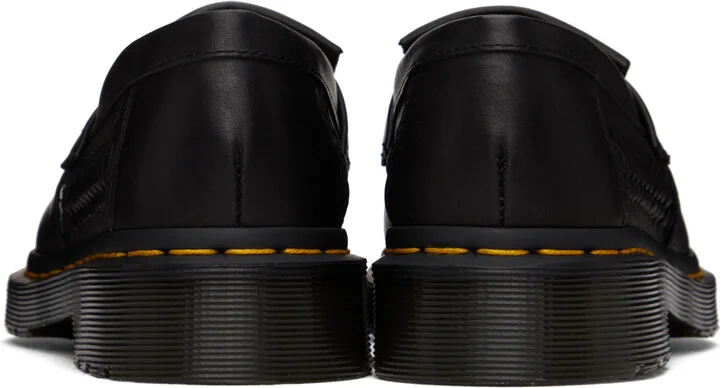 Dr. Martens Black Adrian Woven Tassel Loafers - Image 2