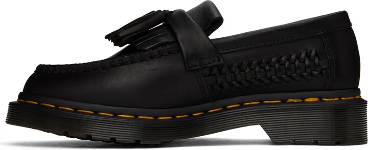 Dr. Martens Black Adrian Woven Tassel Loafers - Image 3
