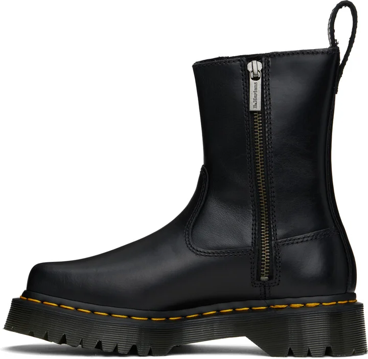 Dr. Martens Black Amaaya Lo Leather Boots - Image 3