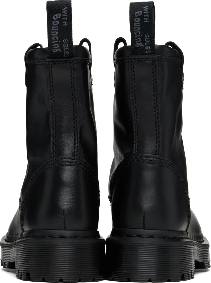 Dr. Martens Black Anistone Lo Leather Boots - Image 2