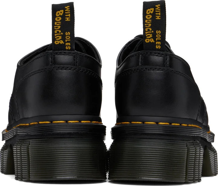 Dr. Martens Black Audrick Nappa Leather Platform Derbys - Image 2