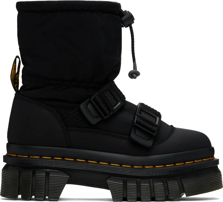 Dr. Martens Black Audrick Padded Lo Boots