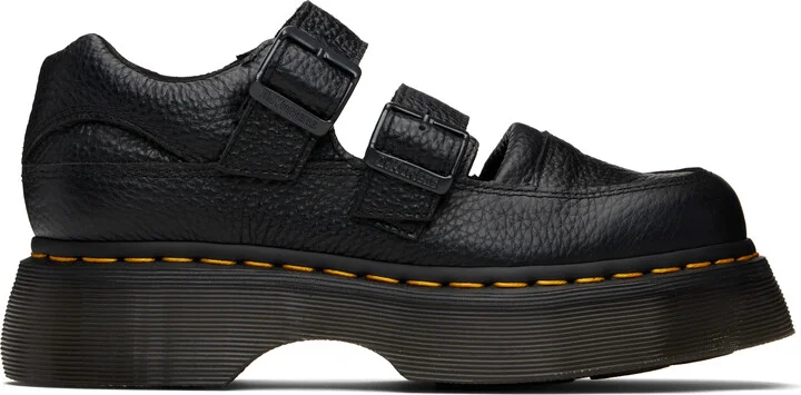 Dr. Martens Black Buzz Mary Jane Loafers