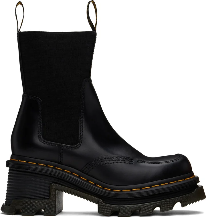 Dr. Martens Black Corran Atlas Heeled Chelsea Boots