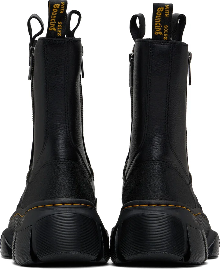 Dr. Martens Black DMXL Rigger Leather Boots - Image 2