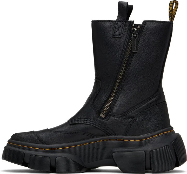 Dr. Martens Black DMXL Rigger Leather Boots - Image 3