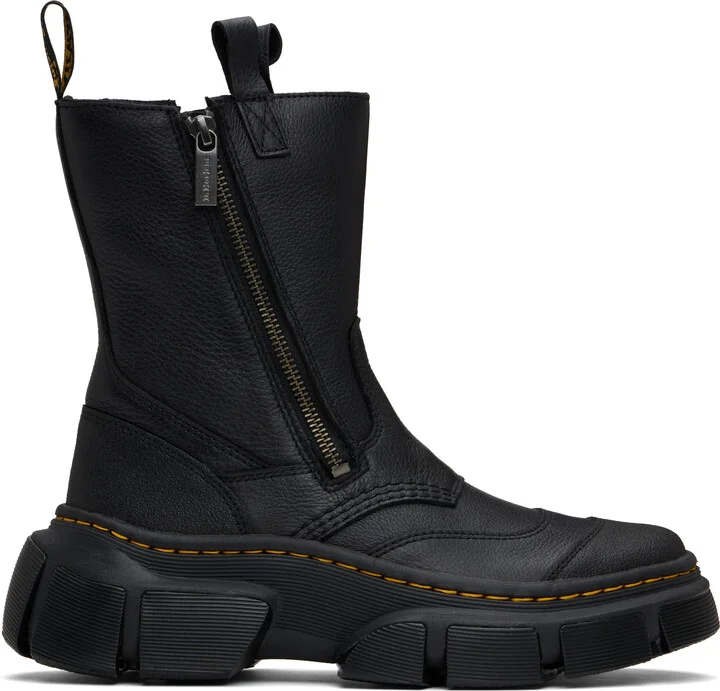 Dr. Martens Black DMXL Rigger Leather Boots