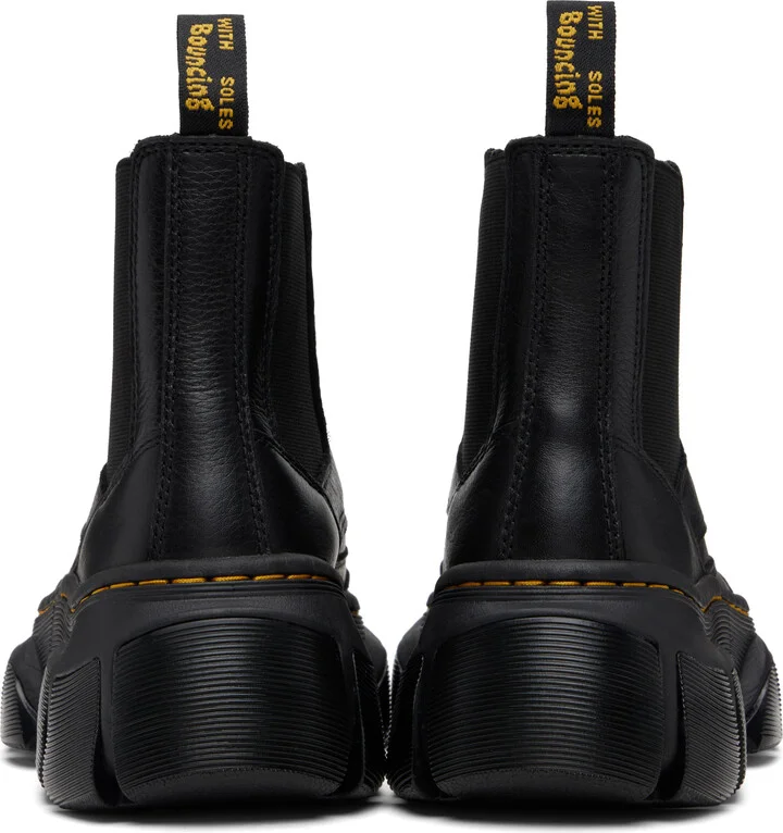 Dr. Martens Black DMXL Zip Leather Chelsea Boots - Image 2