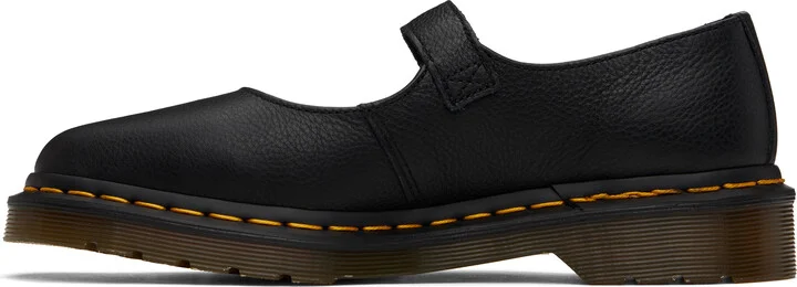 Dr. Martens Black Elphie Virginia Mary Jane Loafers - Image 3