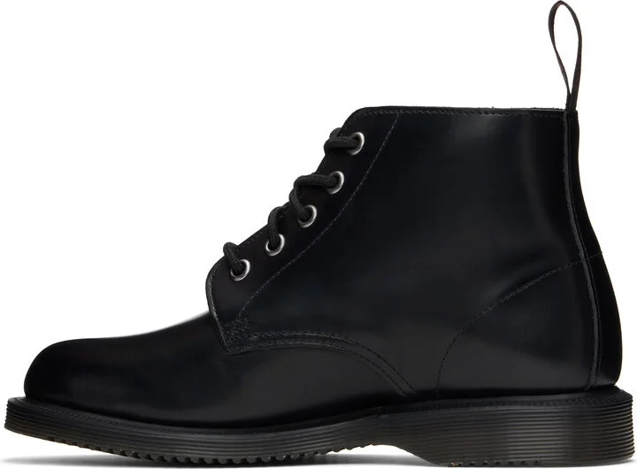 Dr. Martens Black Emmeline Smooth Lace Up Boots - Image 3
