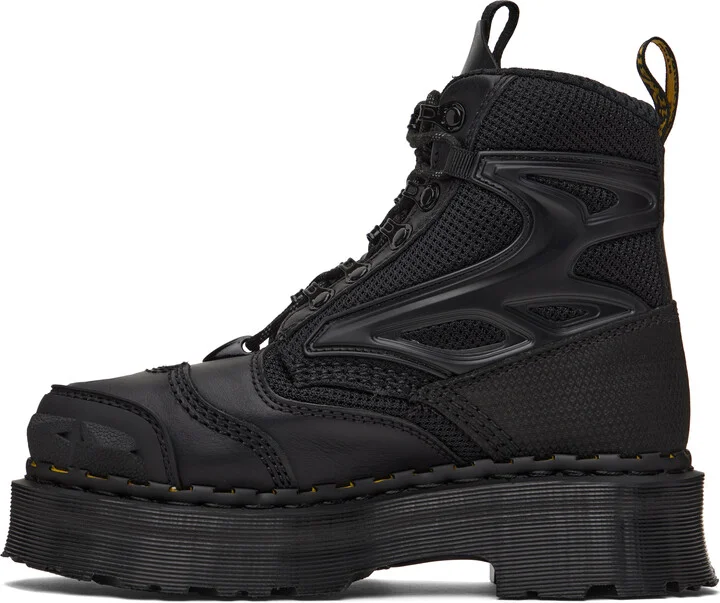 Dr. Martens Black Exoshield XX01 Steel Toe Leather Boots - Image 3