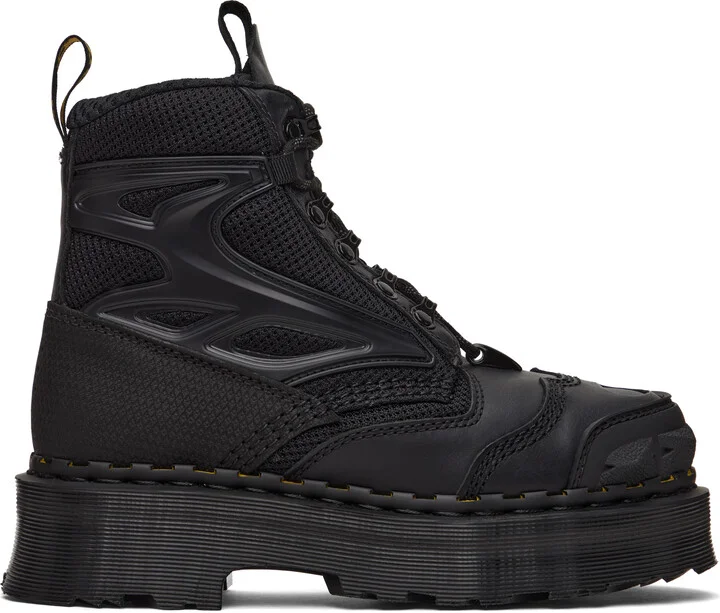 Dr. Martens Black Exoshield XX01 Steel Toe Leather Boots
