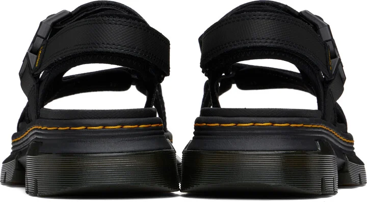 Dr. Martens Black Forster Poly Webbing Sandals - Image 2