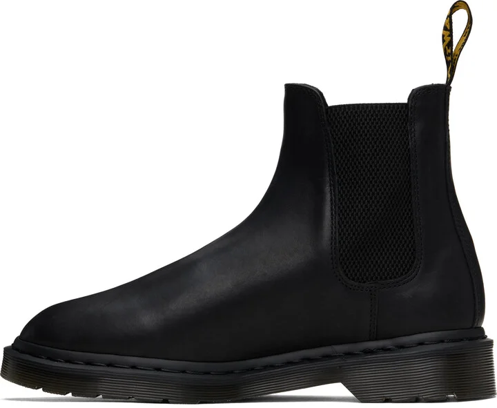 Dr. Martens Black Graeme Analine Leather Chelsea Boots - Image 3
