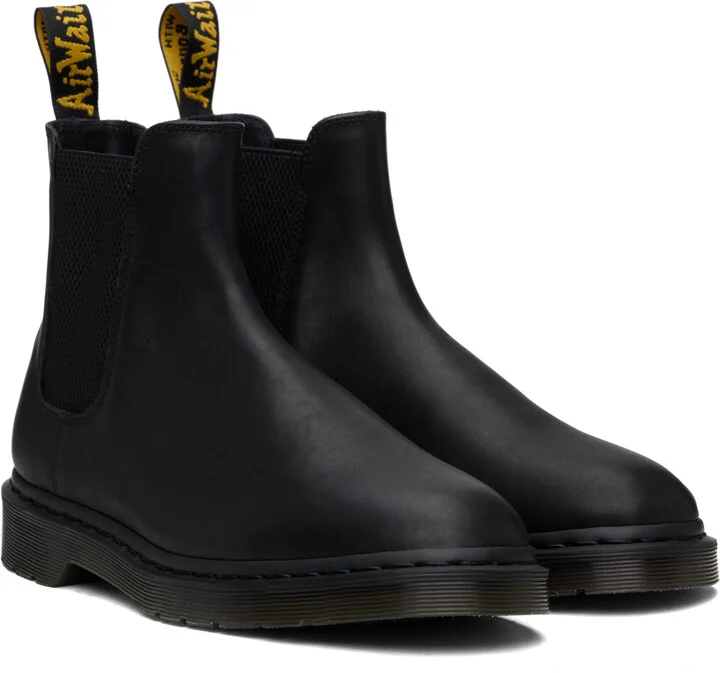 Dr. Martens Black Graeme Analine Leather Chelsea Boots - Image 4