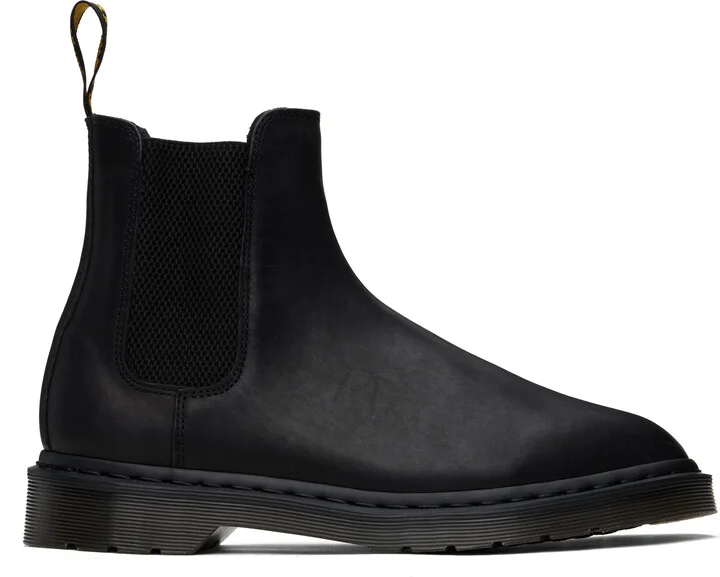 Dr. Martens Black Graeme Analine Leather Chelsea Boots