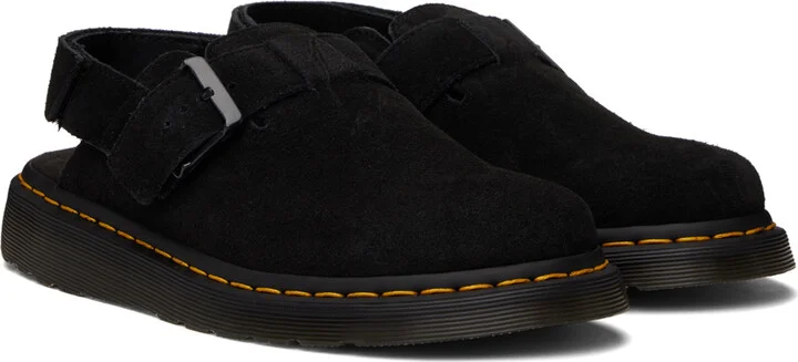 Dr. Martens Black Jorge II Suede Slingback Loafers - Image 4