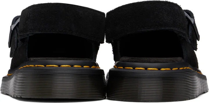 Dr. Martens Black Jorge II Suede Slingback Mules - Image 2