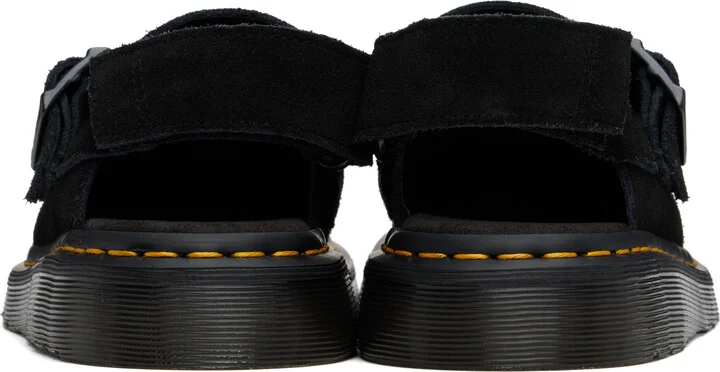 Dr. Martens Black Jorge II Suede Slingback Mules - Image 2