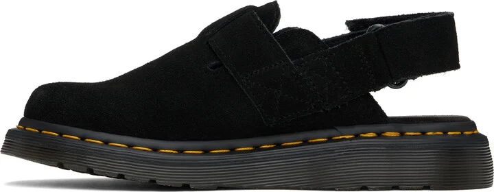 Dr. Martens Black Jorge II Suede Slingback Mules - Image 3