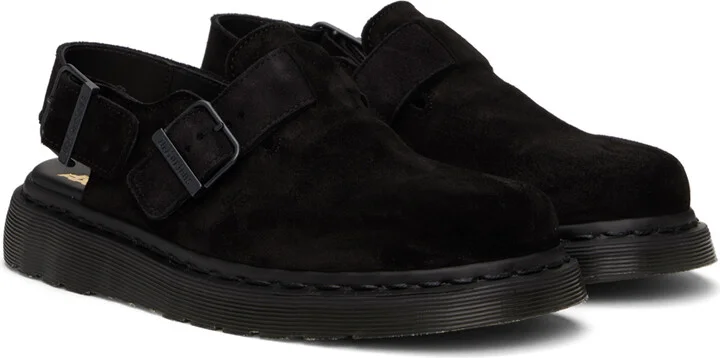 Dr. Martens Black Jorge Suede Slingback Loafers - Image 4