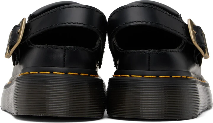 Dr. Martens Black Laketen Atlas Leather Slingback Platform Slip-on Loafers - Image 2