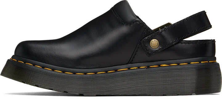 Dr. Martens Black Laketen Mules - Image 3