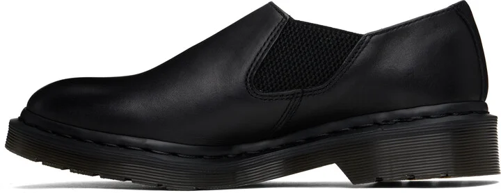 Dr. Martens Black Louis Analine Leather Slip-on Loafers - Image 3