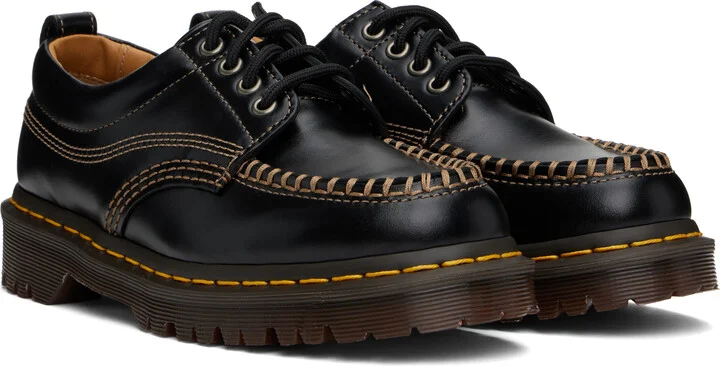 Dr. Martens Black Lowell Leather Derbys - Image 4